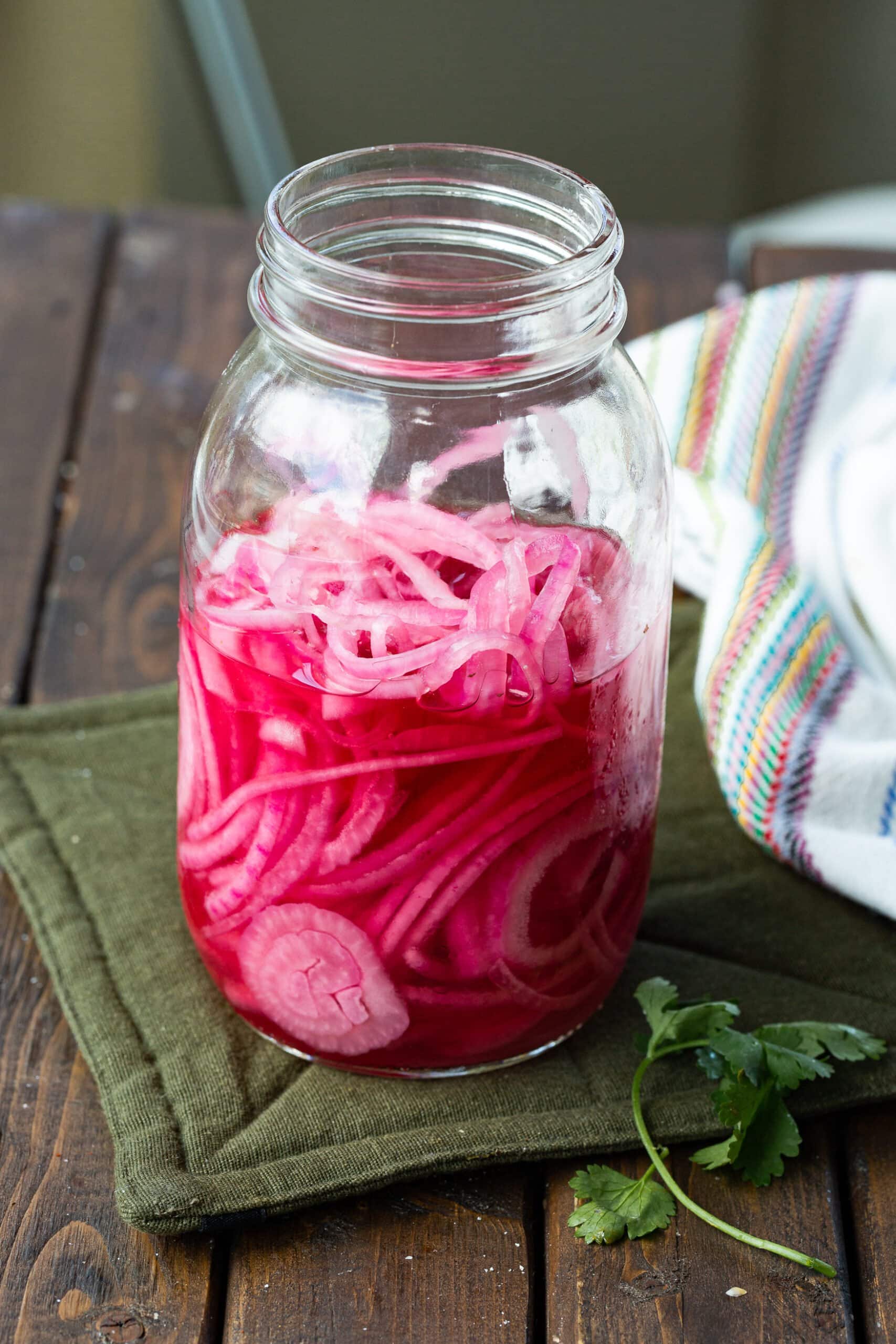 Pickled Crimson Onions – Oh Candy Basil