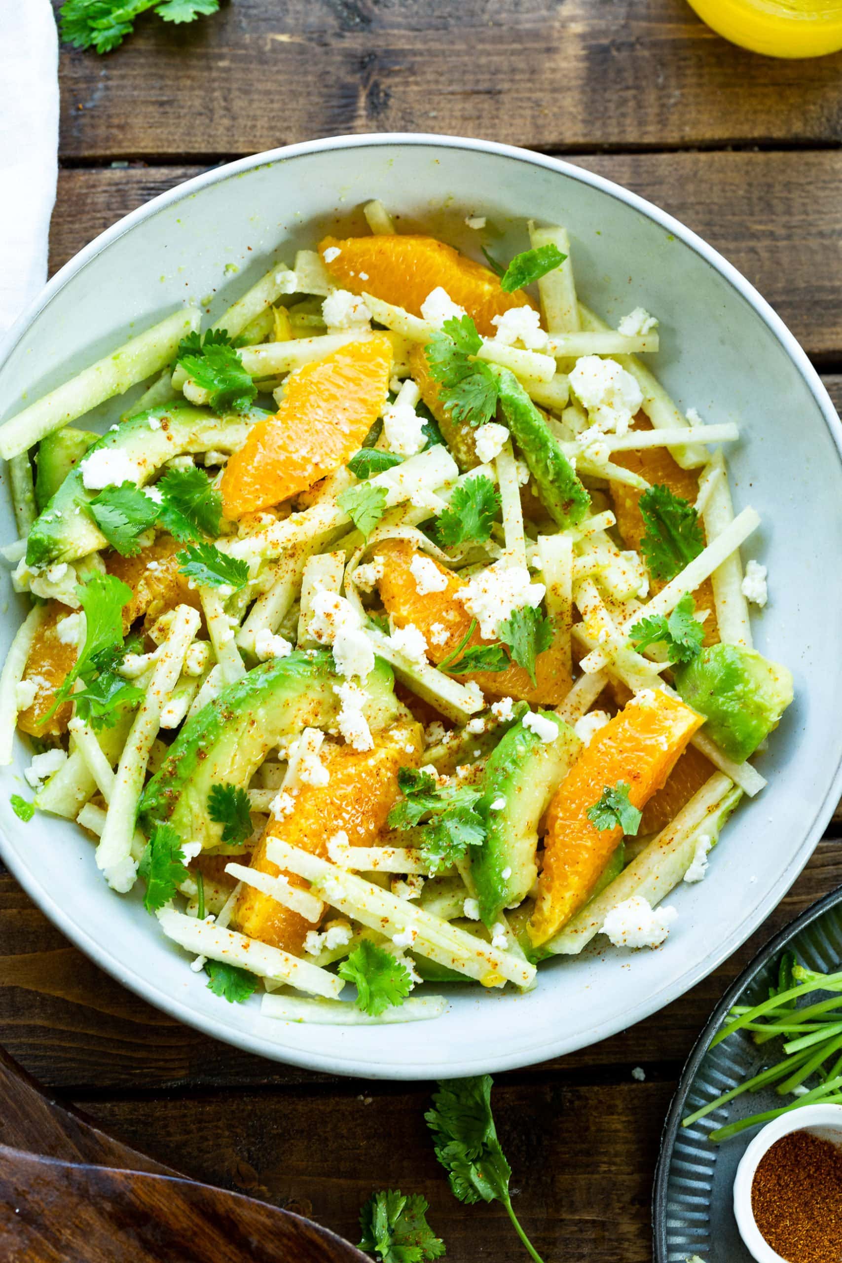 Citrus Jicama Avocado Salad – Oh Candy Basil