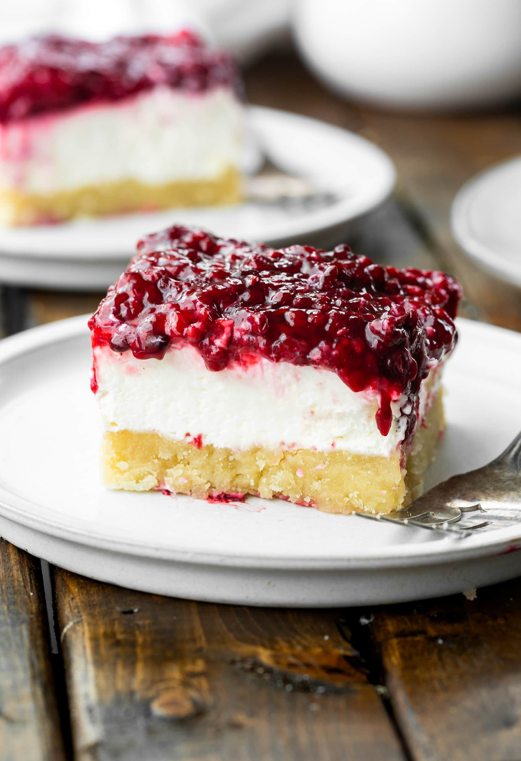 Berries and Cream Cheesecake Bars