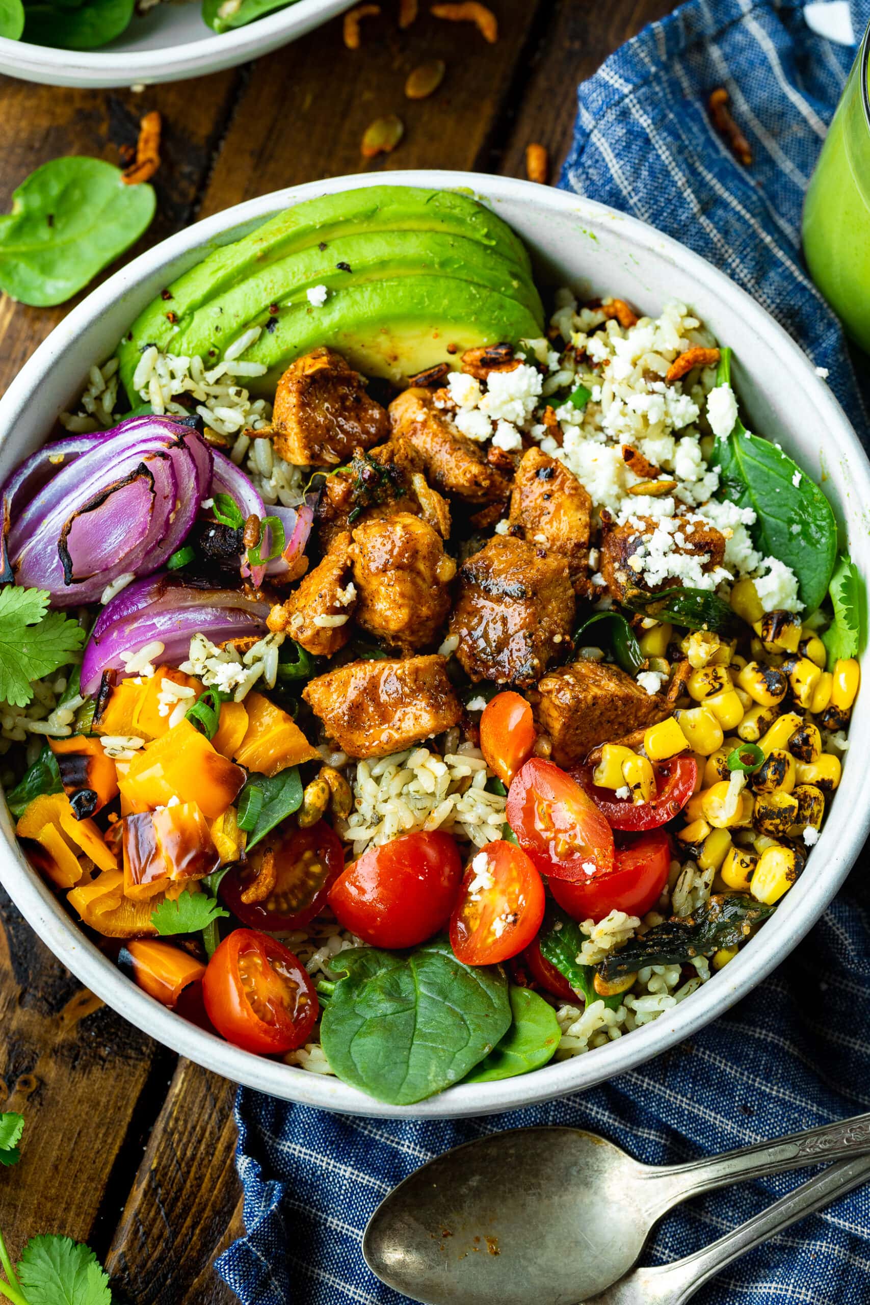 Mexican Hen Burrito Bowl – Oh Candy Basil