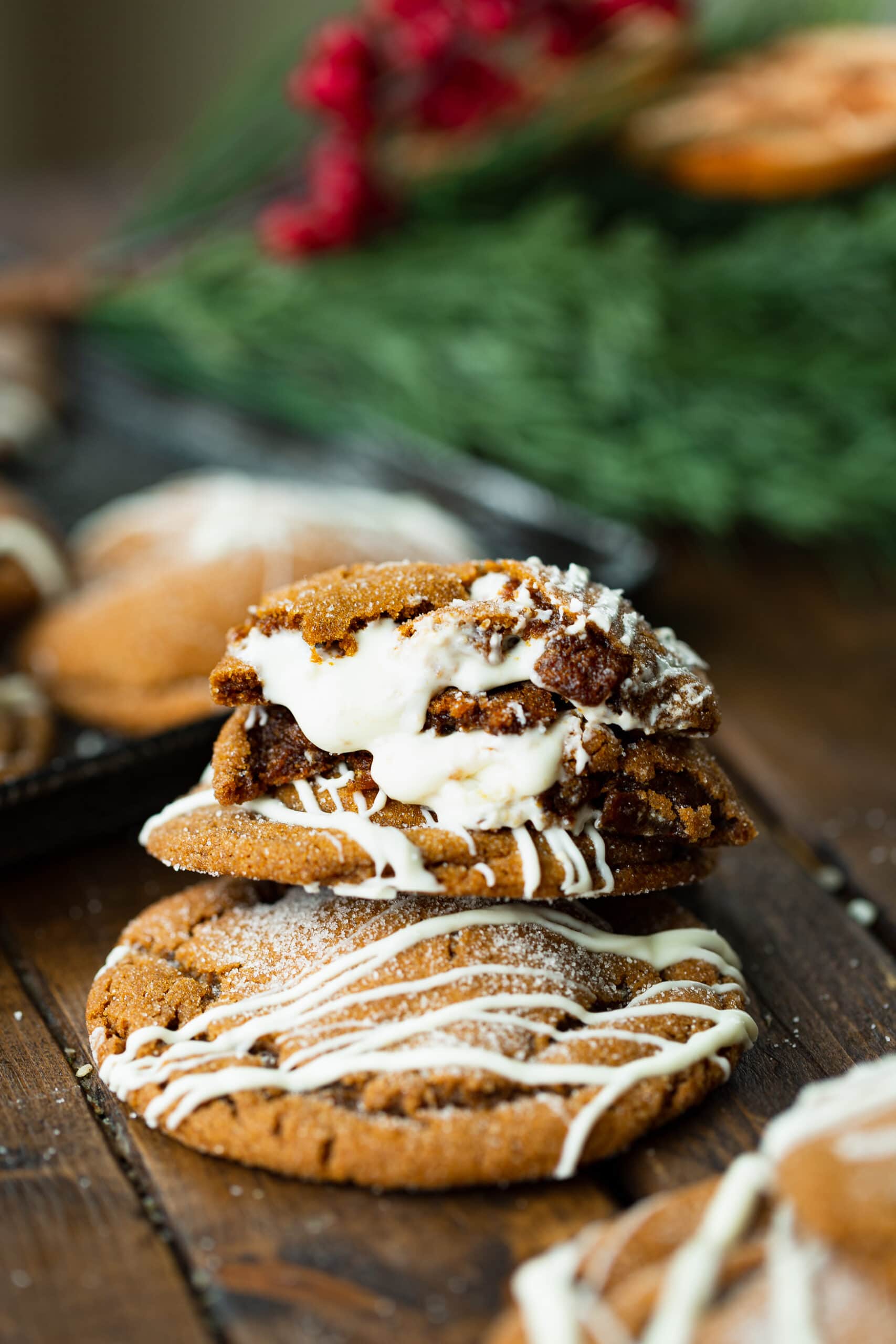 White Chocolate Molasses Cookies – Oh Candy Basil