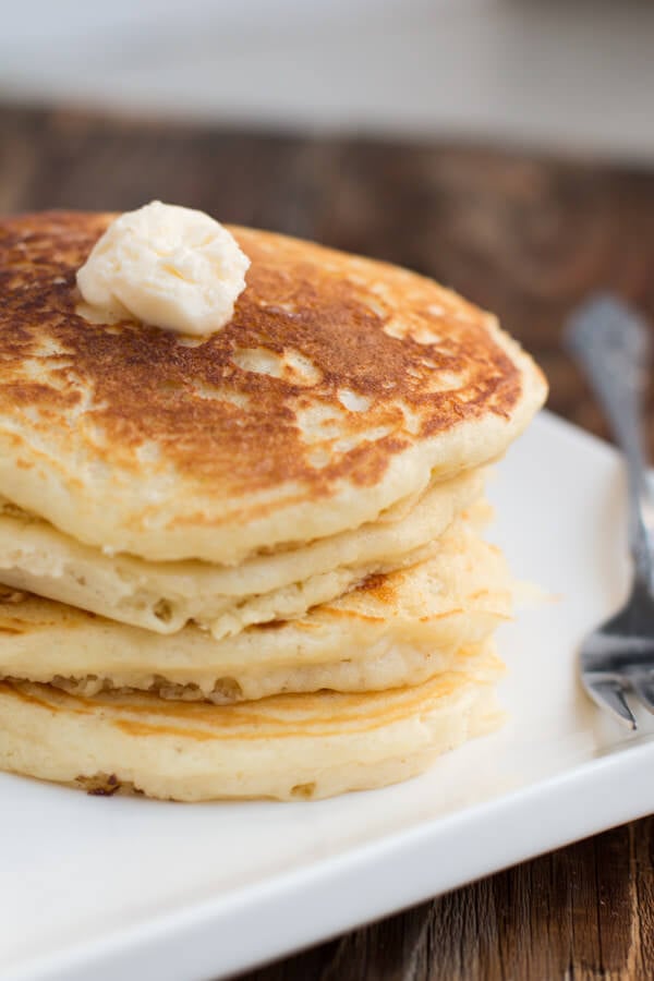 Soften in Your Mouth Buttermilk Pancakes [+ Video]
