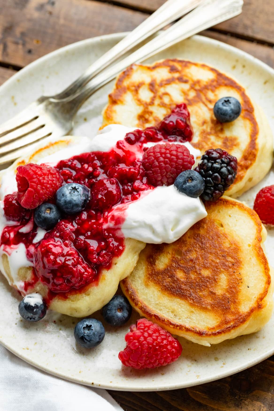 Fluffy Oladi Ukrainian Pancakes +Video