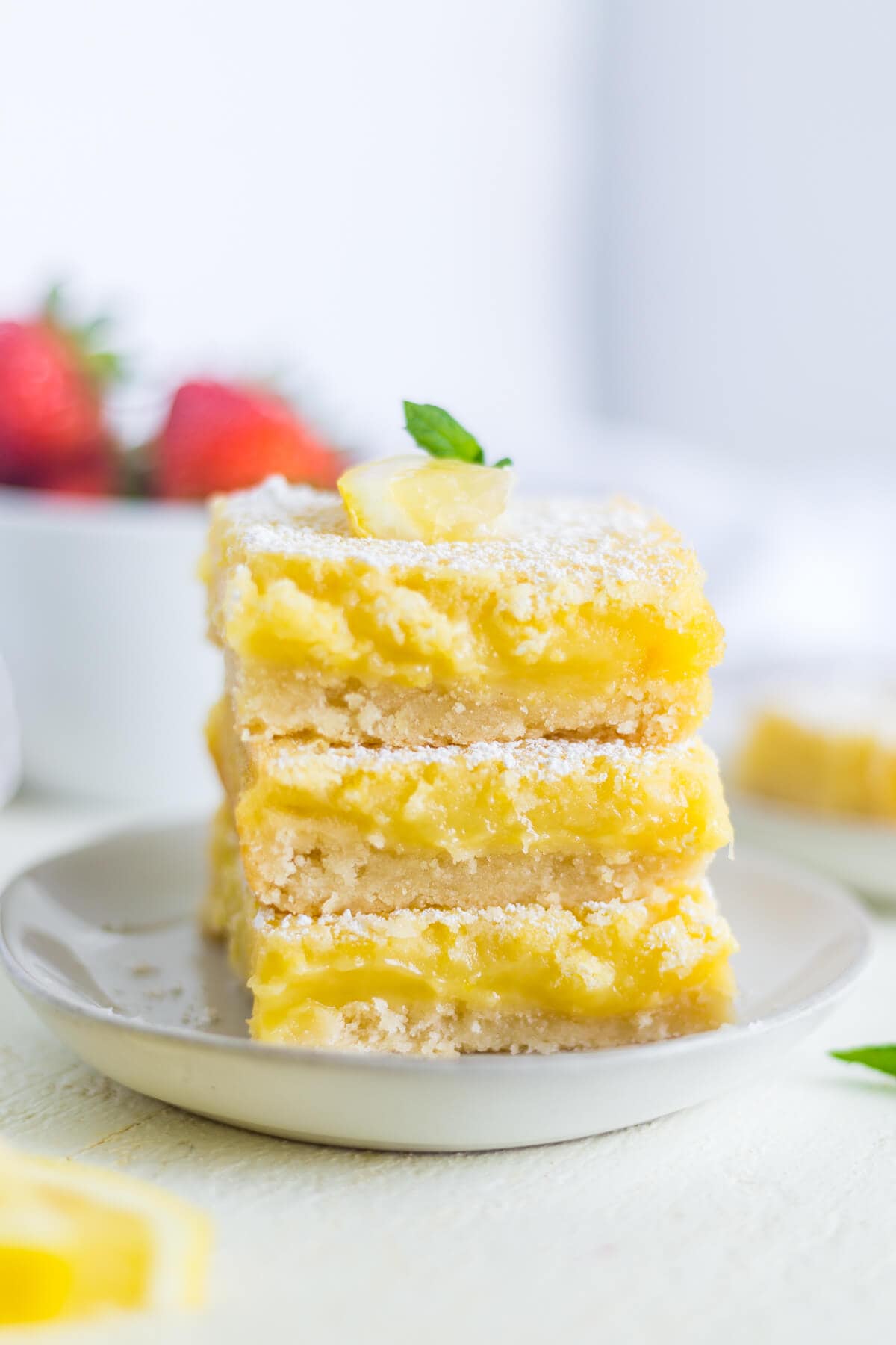 Traditional Lemon Bars Recipe – Oh Candy Basil