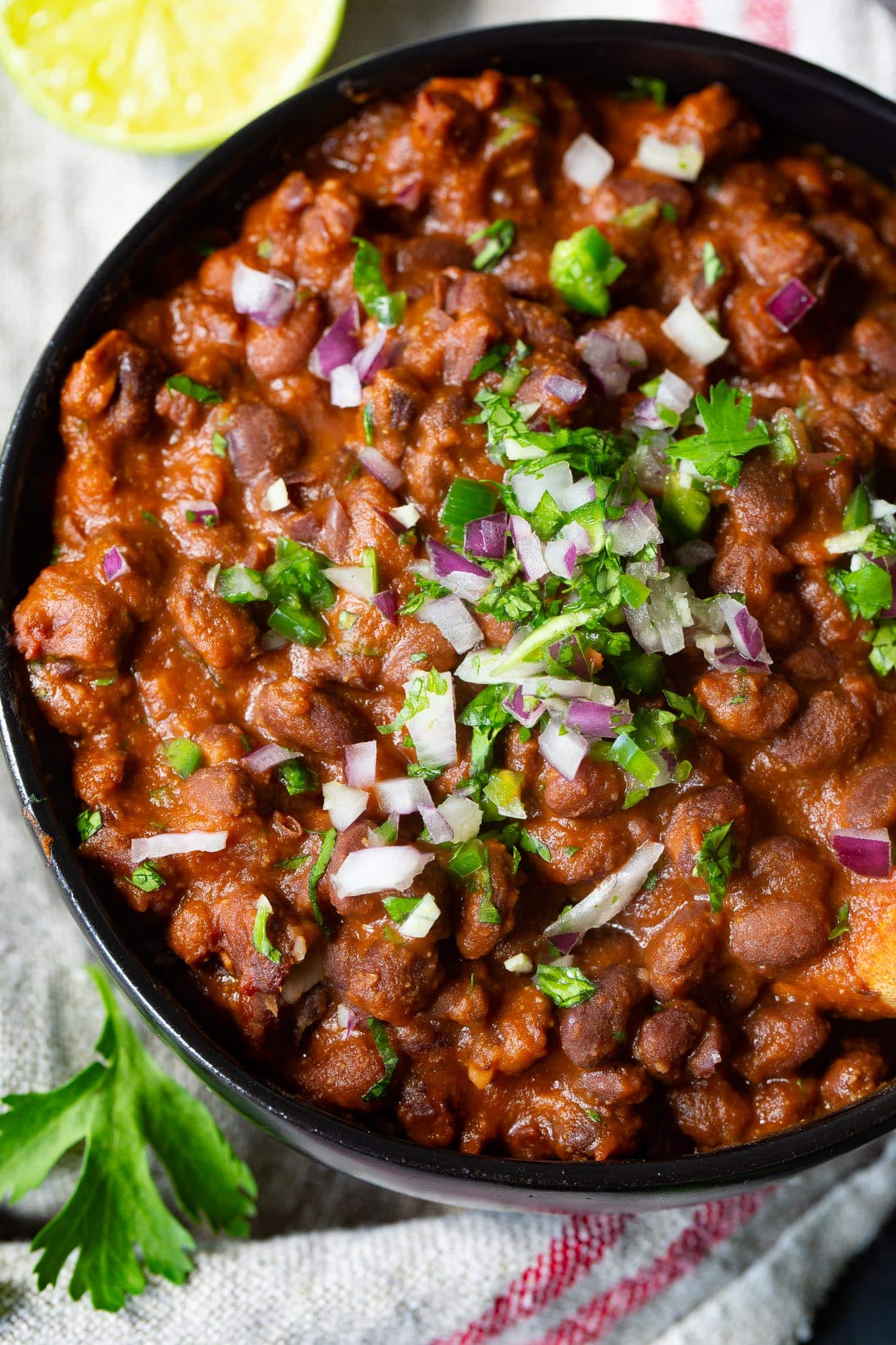 The Most Scrumptious Mexican Black Beans Ever