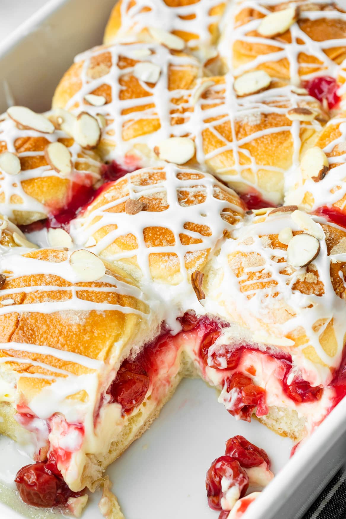 Cherry Cheese Danish Sliders [+Video]