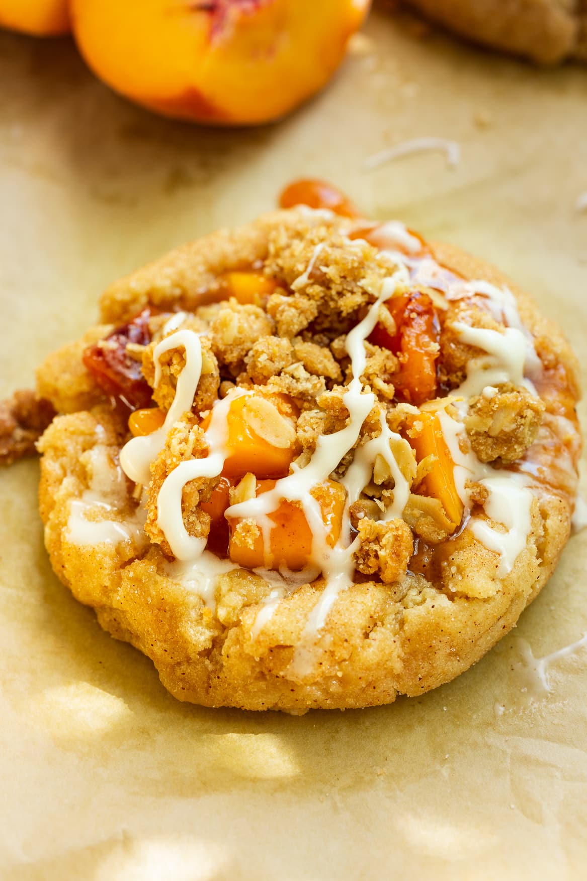 Peach Crisp Cookies – Oh Candy Basil