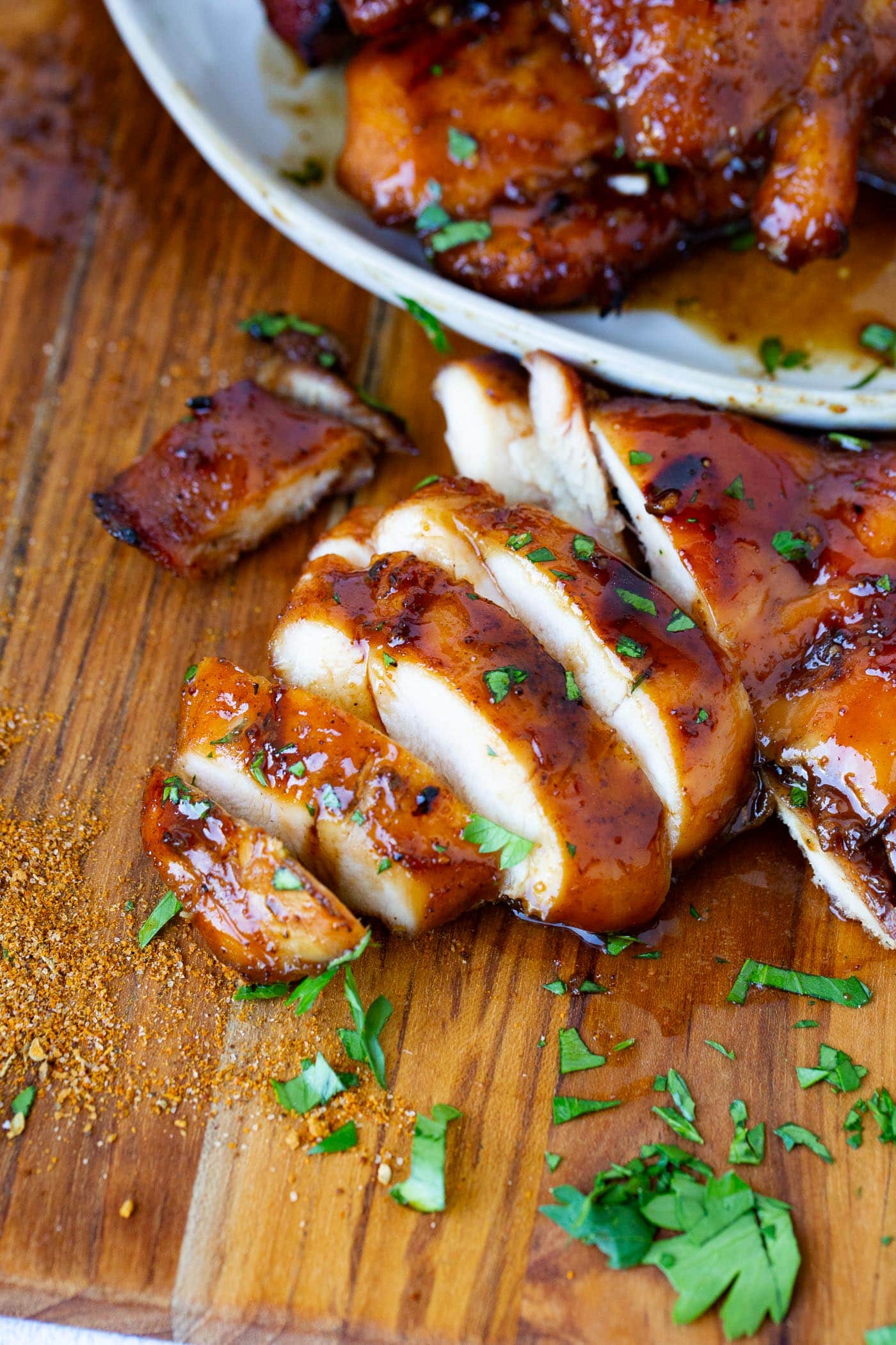 Marinated Smoked Rooster Thighs on the Traeger